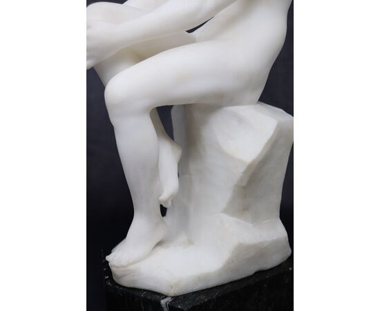 Nudo di giovane donna, scultura Art Déco in marmo PREZZO TRATTABILE