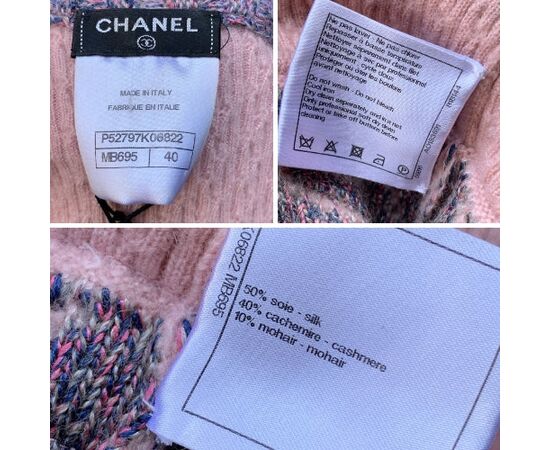 CHANEL Maglione in Seta Col. Rosa 44