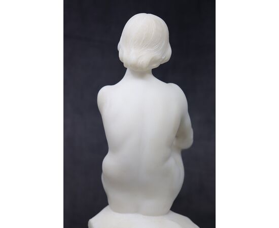 Nudo di giovane donna, scultura Art Déco in marmo PREZZO TRATTABILE