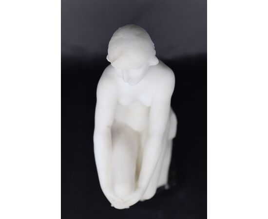 Nudo di giovane donna, scultura Art Déco in marmo PREZZO TRATTABILE