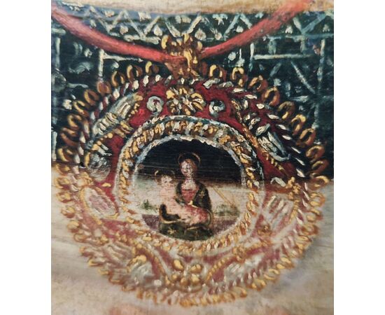 Ritratto di donna con bambino scuola bolognese XVI/XVII secolo