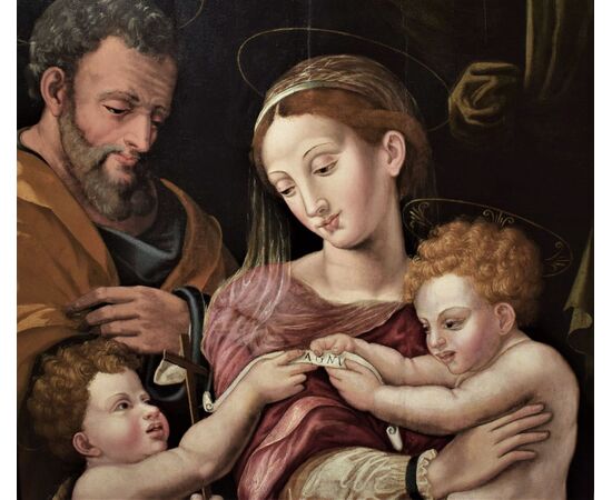 "Sacra Famiglia con San Giovannino"