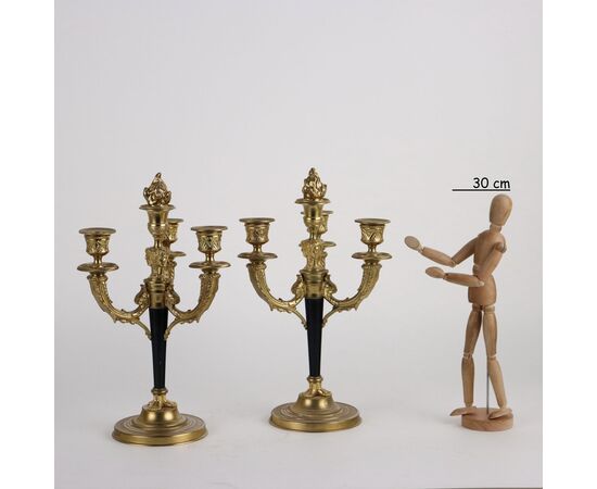 Coppia di Candelabri Albert Marionnet Paris Francia XX Secolo