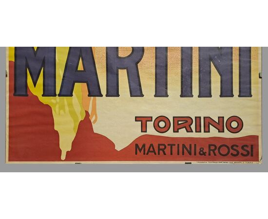 MANIFESTO MARTINI - ITALIA- ANNI '50