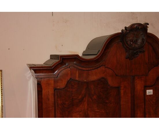 Trumeau Olandese del XVIII secolo stile Chippendale in legno di Noce