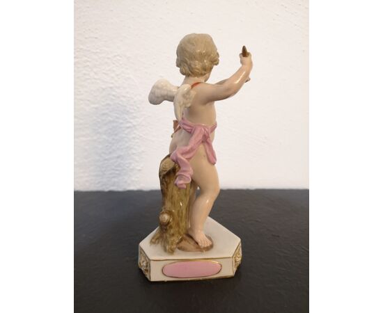 Cherubino in porcellana di MEISSEN