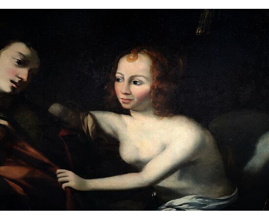 Large painting &quot;The chastity of St. Joseph&quot; period: 600     