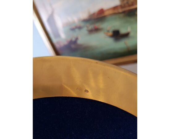 Lapis lazuli and silver lamp     