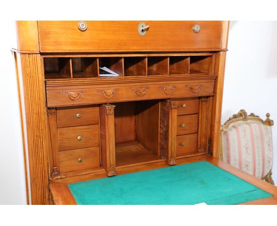 Secretaire in ciliegio di origina italiana primi 800