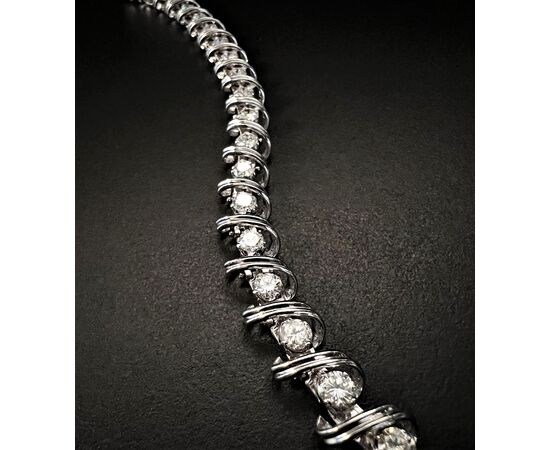 Bracciale  con   Diamanti  5.25  ct.