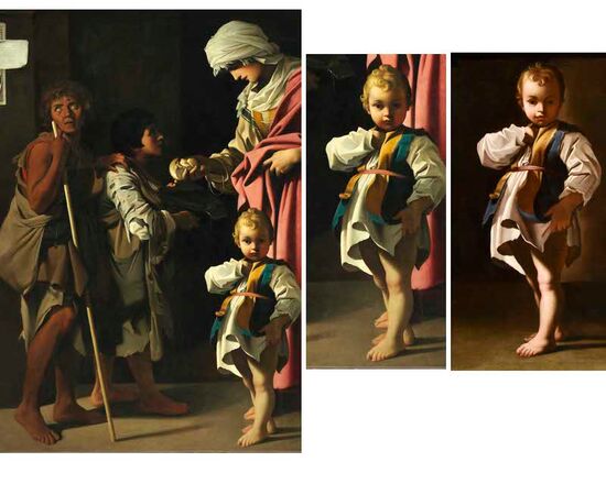 Ritratto di bambino (Alessandro Farnese?), Bartolomeo Schedoni (Modena 1578 – Parma 1615) bottega di