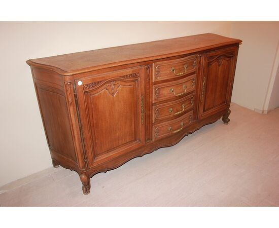 Credenza francese 2porte con cassetti di fine 1800 stile Provenzale in legno di rovere