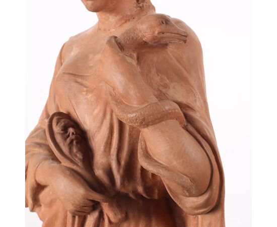 Statua Allegoria della Prudenza Statua in Terracotta