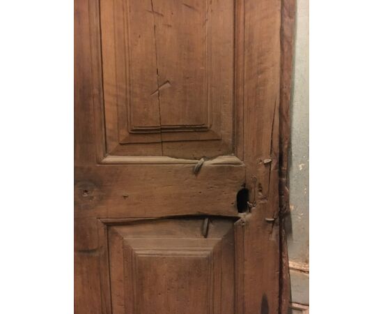  PTIR472 - Porta in legno, epoca '800, luce cm L 76 x H 179 