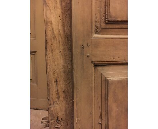  PTIR472 - Porta in legno, epoca '800, luce cm L 76 x H 179 