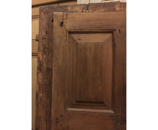  PTIR472 - Porta in legno, epoca '800, luce cm L 76 x H 179 