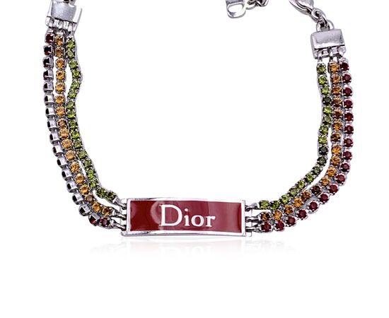 CHRISTIAN DIOR Bracciale in Metallo Col. Multicolore