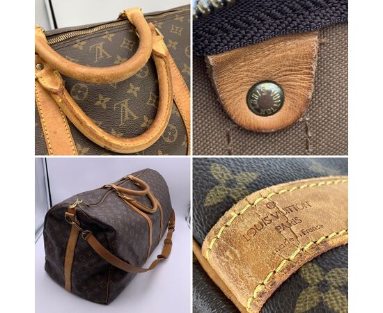 LOUIS VUITTON Borsa da Viaggio in Tela Col. Marrone Keepall L