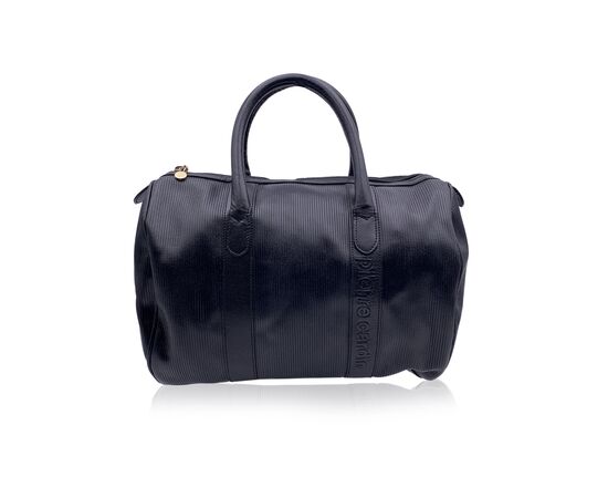 PIERRE CARDIN Borsa a Mano Vintage in Pelle Col. Nero M