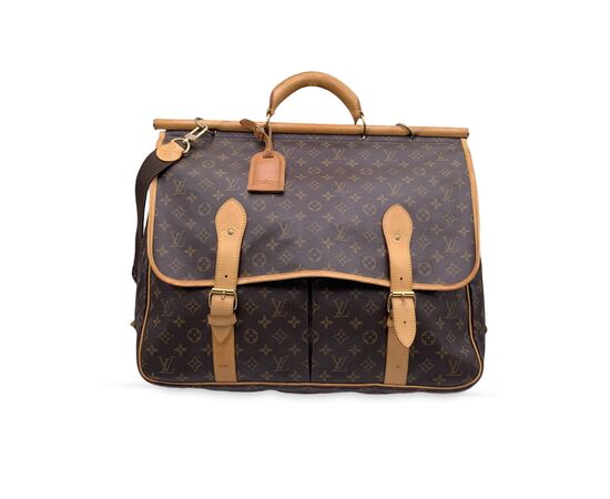 LOUIS VUITTON Borsa da Viaggio Vintage in Tela Col. Marrone Chasse L