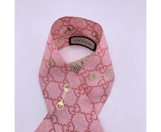 GUCCI Foulard in Seta Col. Rosa