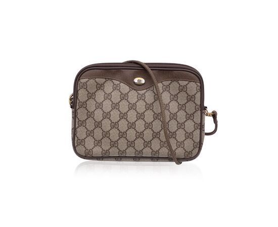 GUCCI Borsa a Tracolla Vintage in Tela Col. Beige S