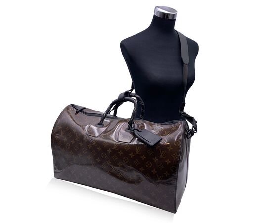 LOUIS VUITTON Borsa da Viaggio in Tela Col. Marrone Keepall L