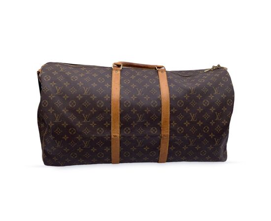 LOUIS VUITTON Borsa da Viaggio in Tela Col. Marrone Keepall L