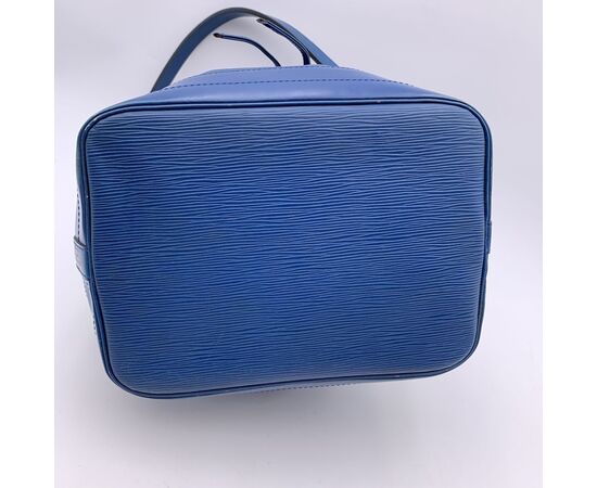 LOUIS VUITTON Borsa a Tracolla Vintage in Pelle Col. Blu Noe M