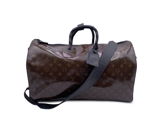 LOUIS VUITTON Borsa da Viaggio in Tela Col. Marrone Keepall L