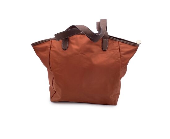 LANCEL Borsa Shopper in Tela Col. Arancione Sac Rock'n'Roll M