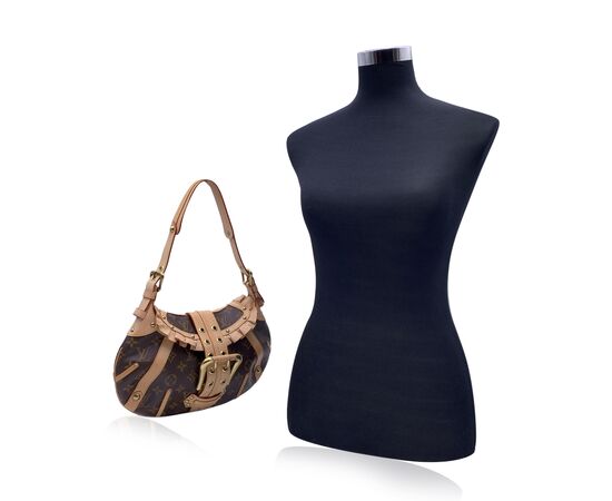 LOUIS VUITTON Borsa a Tracolla in Tela Col. Marrone Leonor S