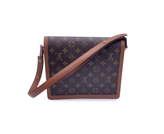 LOUIS VUITTON Borsa a Tracolla Vintage in Tela Col. Marrone Raspail M