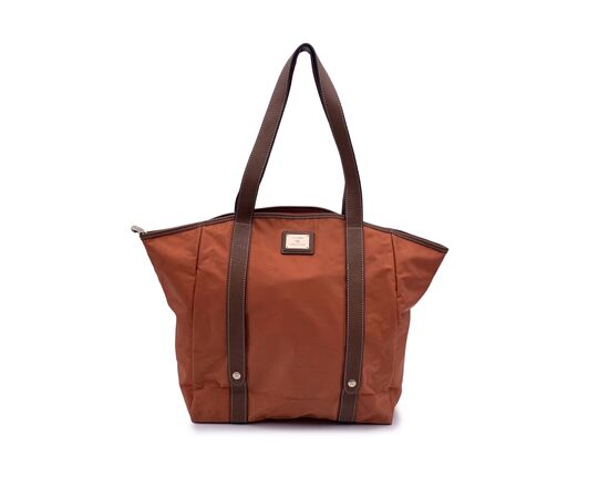 LANCEL Borsa Shopper in Tela Col. Arancione Sac Rock'n'Roll M