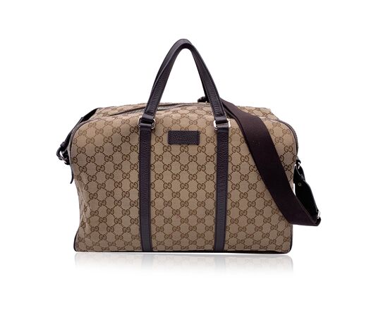 GUCCI Borsa da Viaggio in Tela Col. L