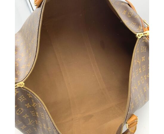 LOUIS VUITTON Borsa da Viaggio in Tela Col. Marrone Keepall L