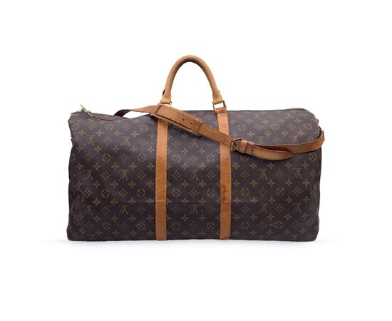 LOUIS VUITTON Borsa da Viaggio in Tela Col. Marrone Keepall L