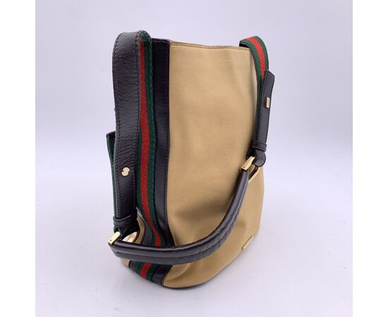 GUCCI Borsa a Tracolla in Tela Col. Beige S