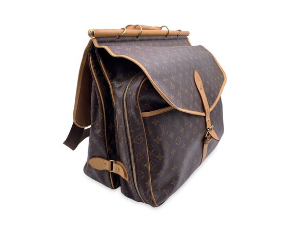 LOUIS VUITTON Borsa da Viaggio Vintage in Tela Col. Marrone Chasse L