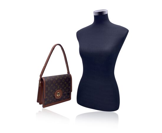 LOUIS VUITTON Borsa a Tracolla Vintage in Tela Col. Marrone Raspail M