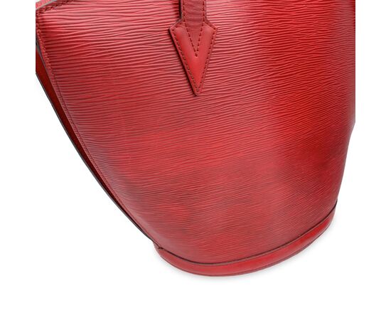 LOUIS VUITTON Borsa a Tracolla Vintage in Pelle Col. Rosso Saint Jacques L