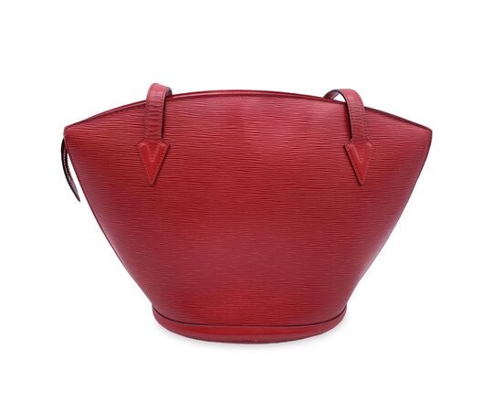 LOUIS VUITTON Borsa a Tracolla Vintage in Pelle Col. Rosso Saint Jacques L