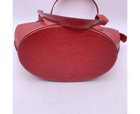 LOUIS VUITTON Borsa a Tracolla Vintage in Pelle Col. Rosso Saint Jacques L