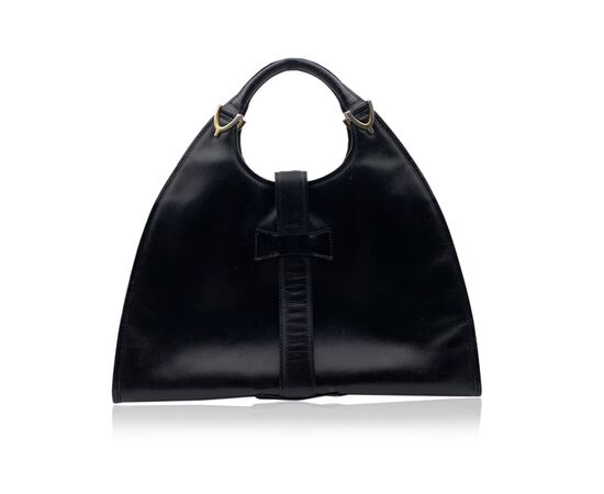 GUCCI Borsa Hobo Vintage in Pelle Col. Nero Stirrup M