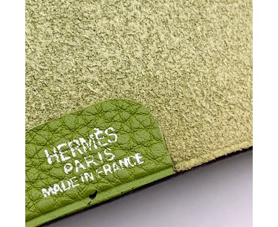 HERMES Accessorio in Pelle Col. Verde Ulysse M