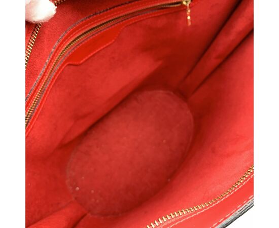 LOUIS VUITTON Borsa a Tracolla Vintage in Pelle Col. Rosso Saint Jacques L