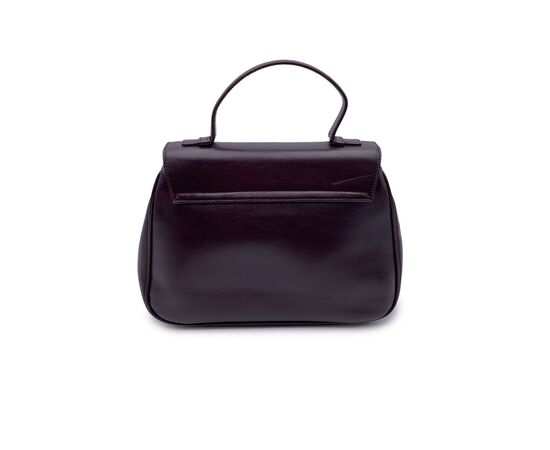 OTHER BRAND Borsa a Mano Vintage in Pelle Col. Bordeaux M