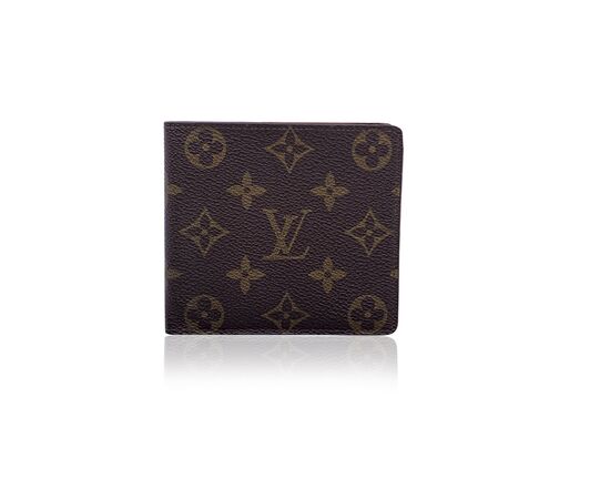 LOUIS VUITTON Portafoglio Vintage in Tela Col. Marrone S