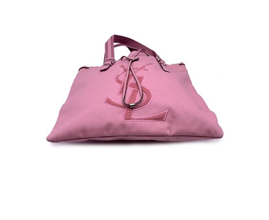 YVES SAINT LAURENT Borsa Shopper in Tela Col. Rosa Kahala M