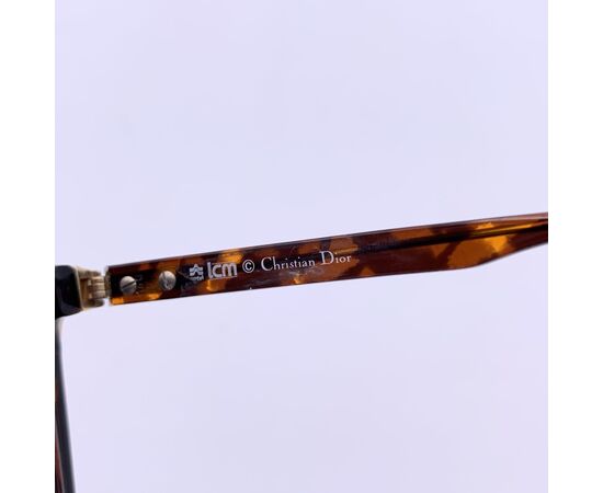 CHRISTIAN DIOR Occhiali da Sole Vintage in Acetato Col. Marrone 2483